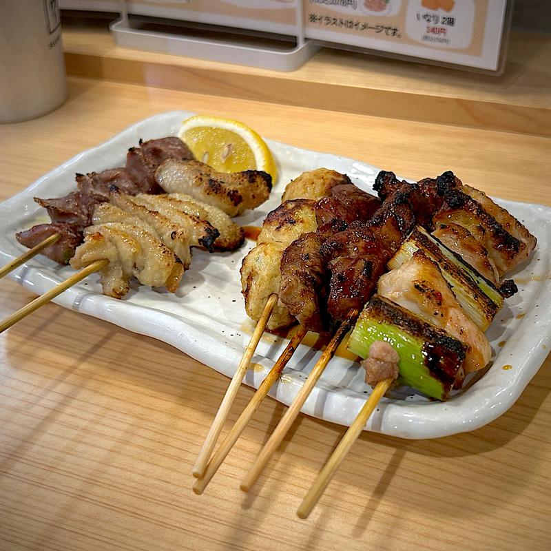 焼鳥盛合せ(よつば食堂)