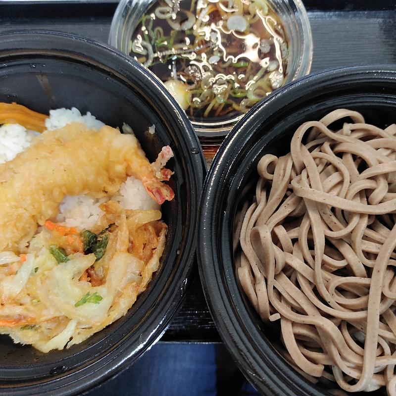 ミニ海老天丼セット(吉そば 中目黒店 )