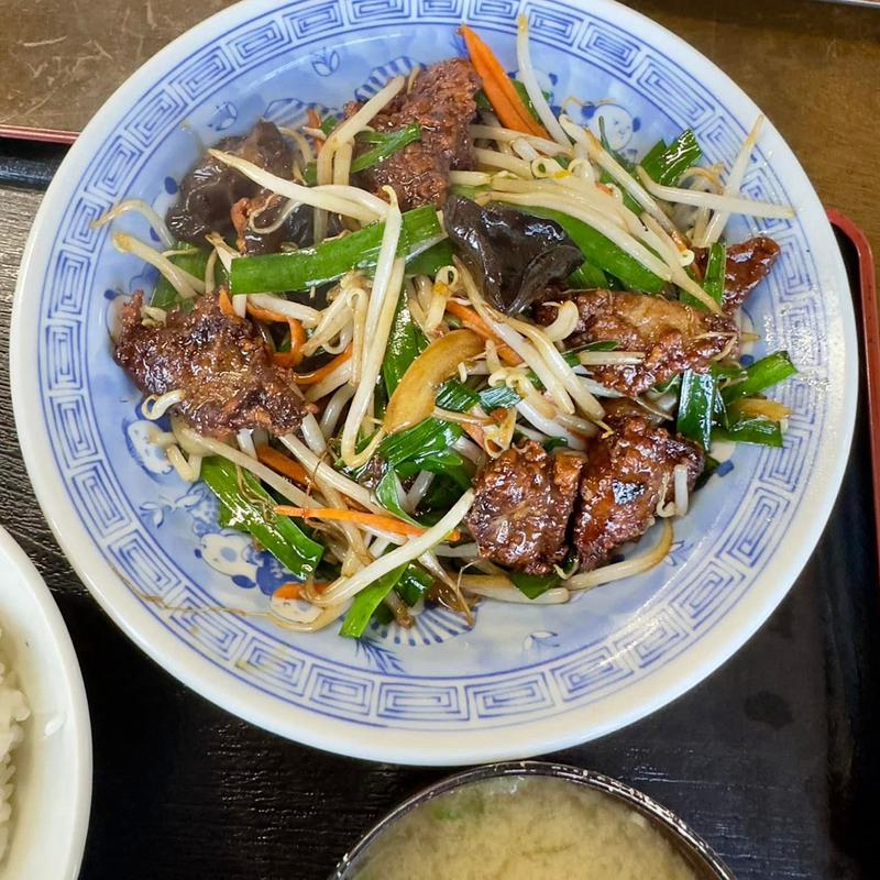 レバニラ定食(神武食堂 )