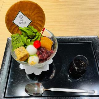 抹茶ソフトわらび餅