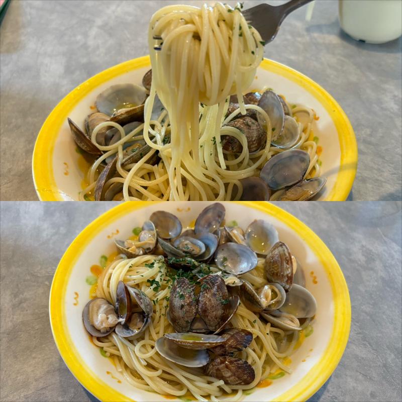 スープ入り塩味ボンゴレ(サイゼリヤ 横浜青葉ガーデン桂台店)