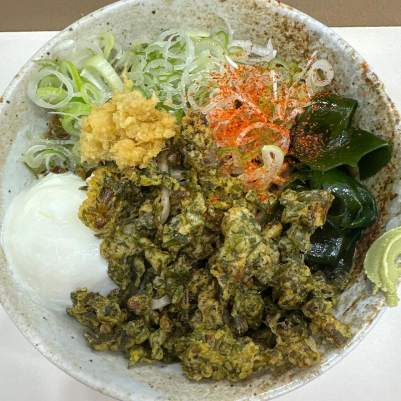 緑たぬき蕎麦(麺処 盛盛)