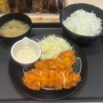 ささみかつ定食(松のや 中野坂上店)