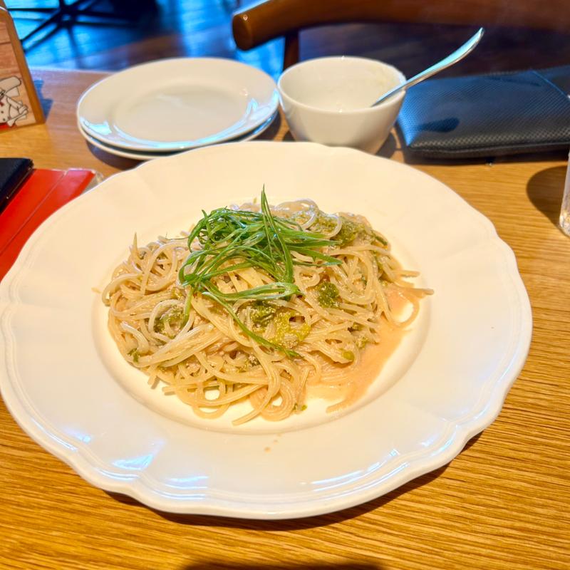 タラコとあおさ海苔 九条葱の和風パスタ(パッソ ノヴィータ （Passo novita）)