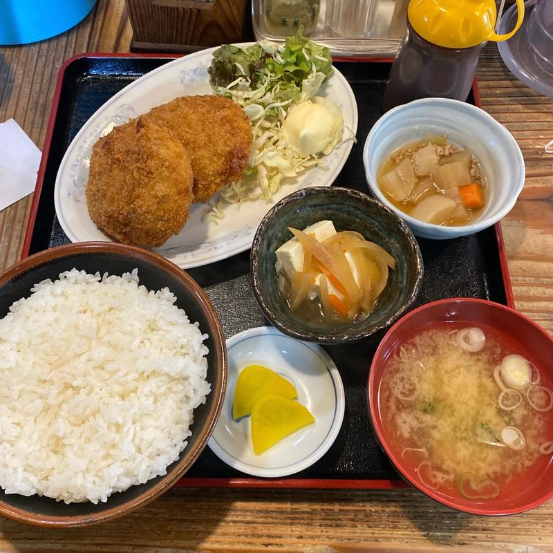 メンチカツ定食(ポンポ子 )