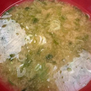 青さの味噌汁(庄や 東久留米店)