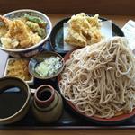 天丼セット 富士山盛り ごぼうのかき揚げ