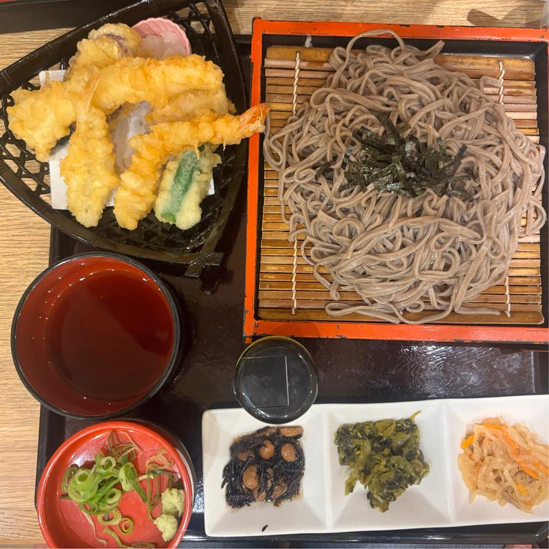 天ざるそば御膳(おひつごはん四六時中 京都桂川店)