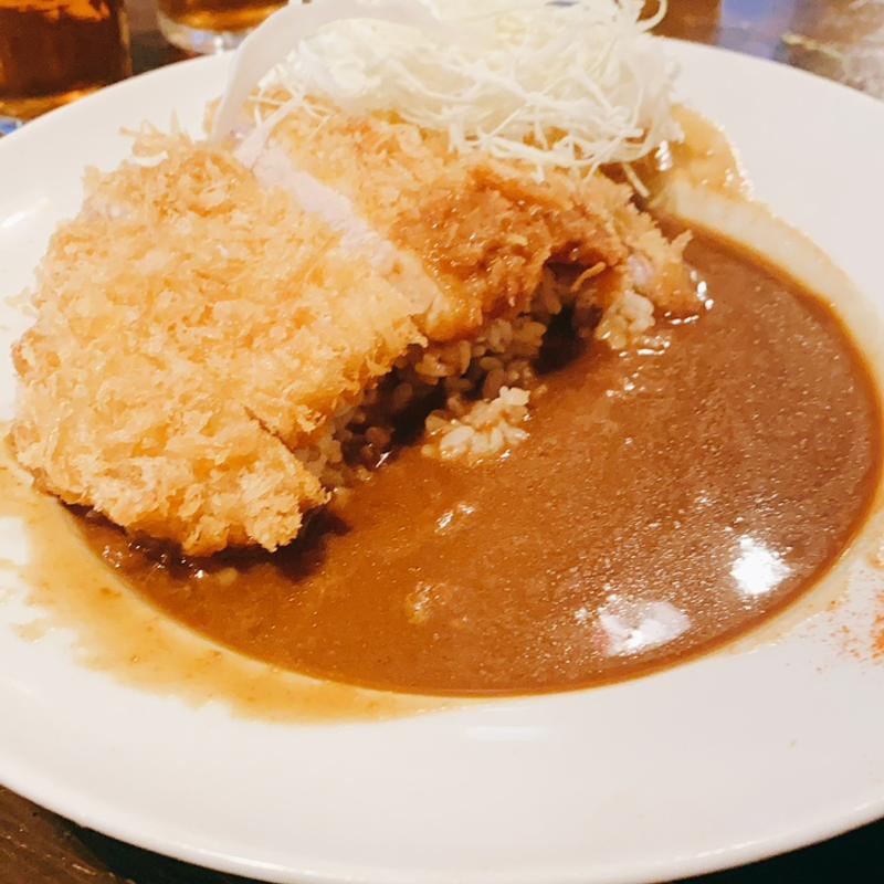 カツカレー(トンカツ揚ヤ 半仁前)