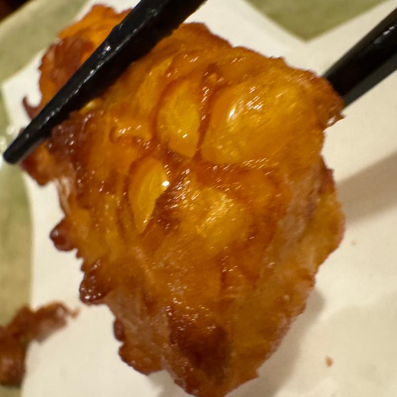 トウモロコシの天ぷら(ホワイトハウス)