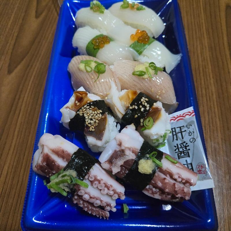 肝醤油で食べるイカ三昧(アピタ 足利店 )