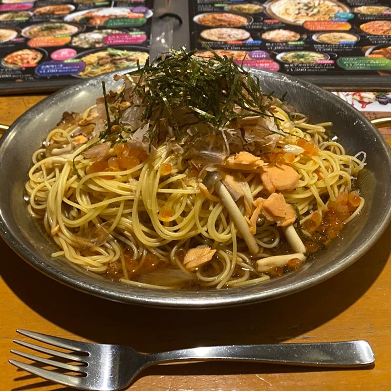 親子パスタ Lサイズ(ココイロカフェ 堺泉北店)