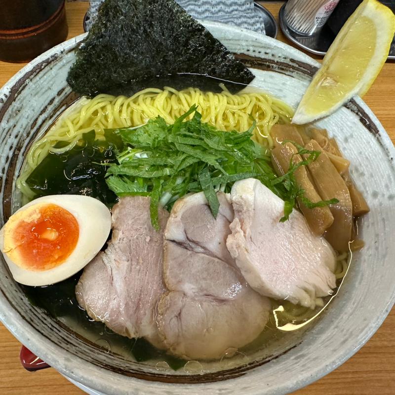 うるめ出汁冷やしそば(中華そば 半ざわ)