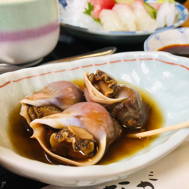 バイ貝の旨煮_おまかせ定食(味処すえなが )