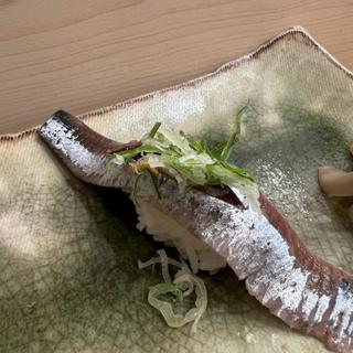 イワシの握り(千成寿司本店)