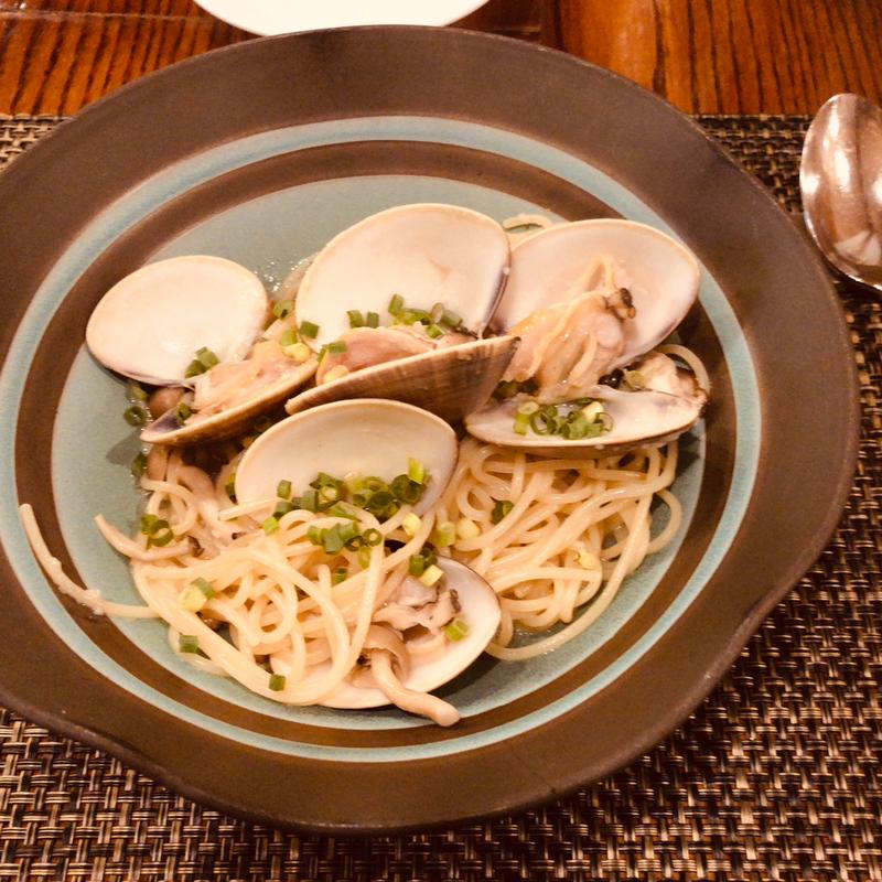 ハマグリときのこの塩味(古橋亭 )