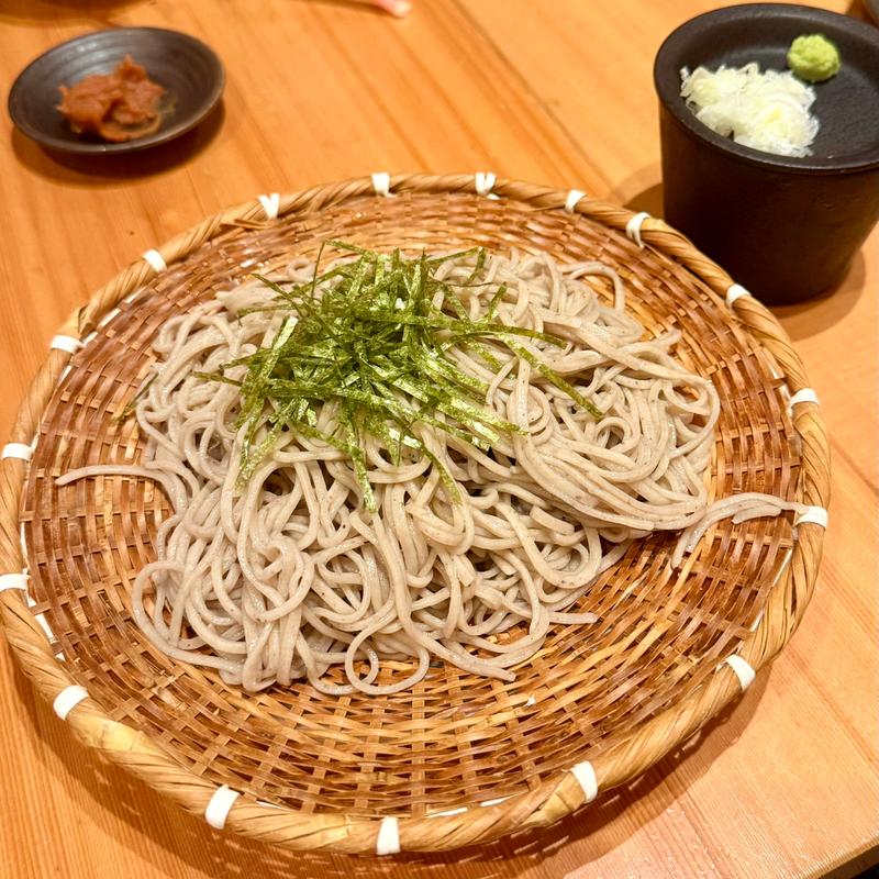 ざる蕎麦(ベジ串 創作おでん ぬる燗佐藤 渋谷ヒカリエ店)