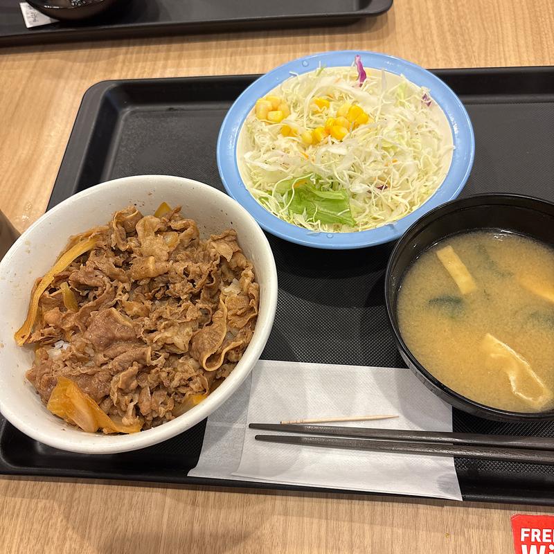 牛めしランチセット（並盛）(松屋 調布駅前店 )