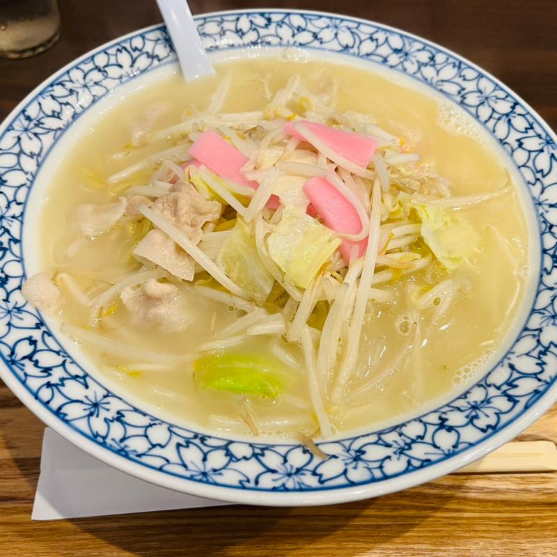 ちゃんぽん麺大盛(麺2玉)(鶏白湯ちゃんぽん かいの 糸島本店)