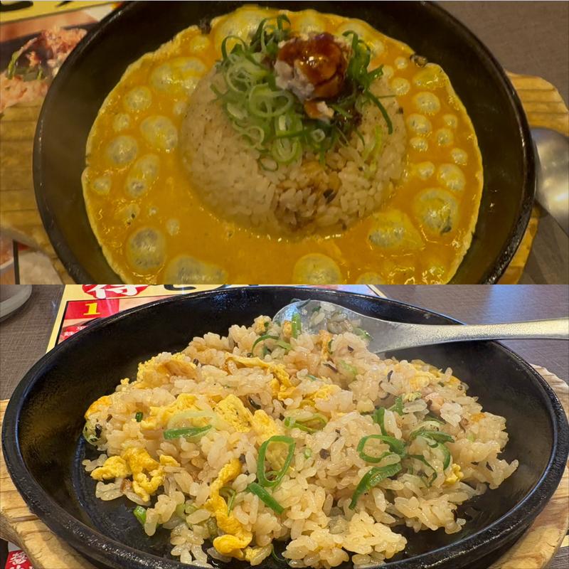 鉄板焼豚チャーハン(熟成醤油ラーメン きゃべとん 横浜青葉台店)