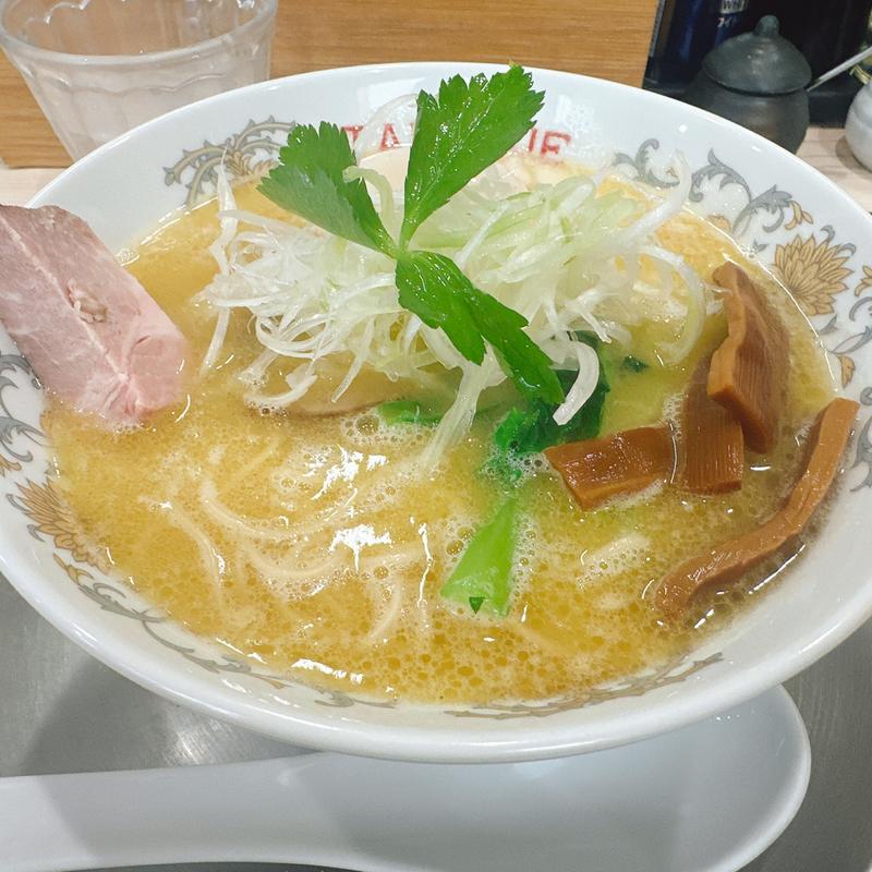 だし味玉塩こってり(ラーメン専科 竹末食堂)
