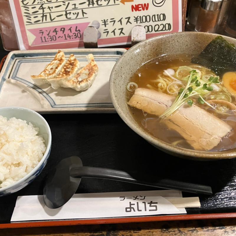 醤油ラーメン　餃子セット(ラーメン よいち )