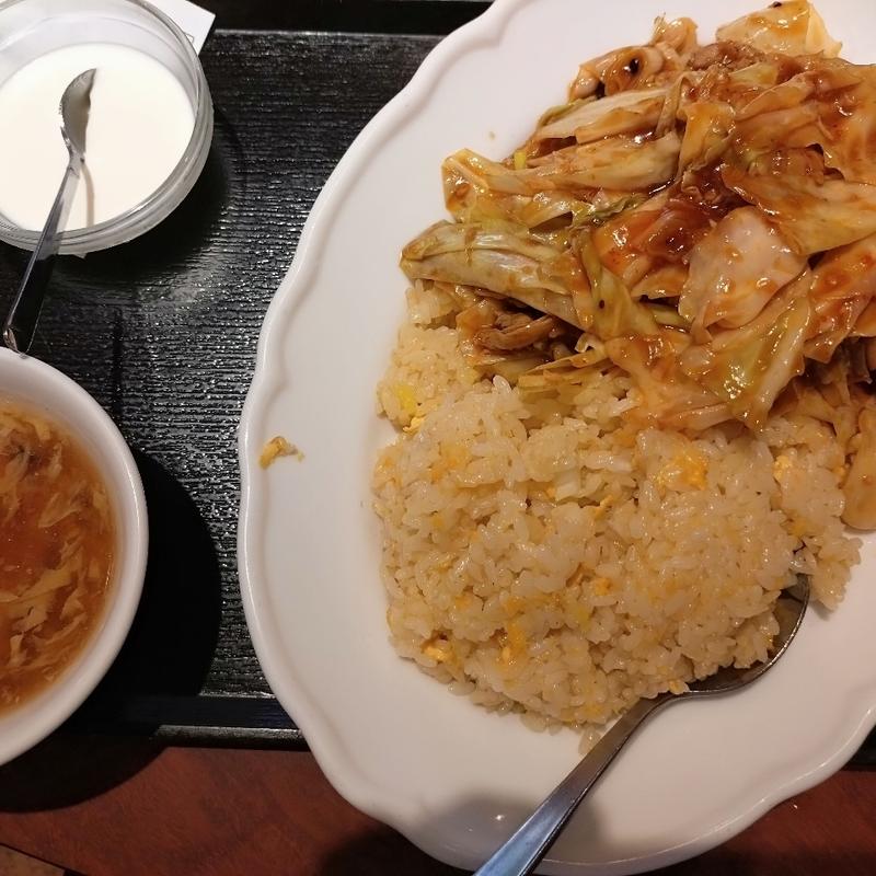 回鍋肉あんかけ炒飯(新荘園 飯田橋店)