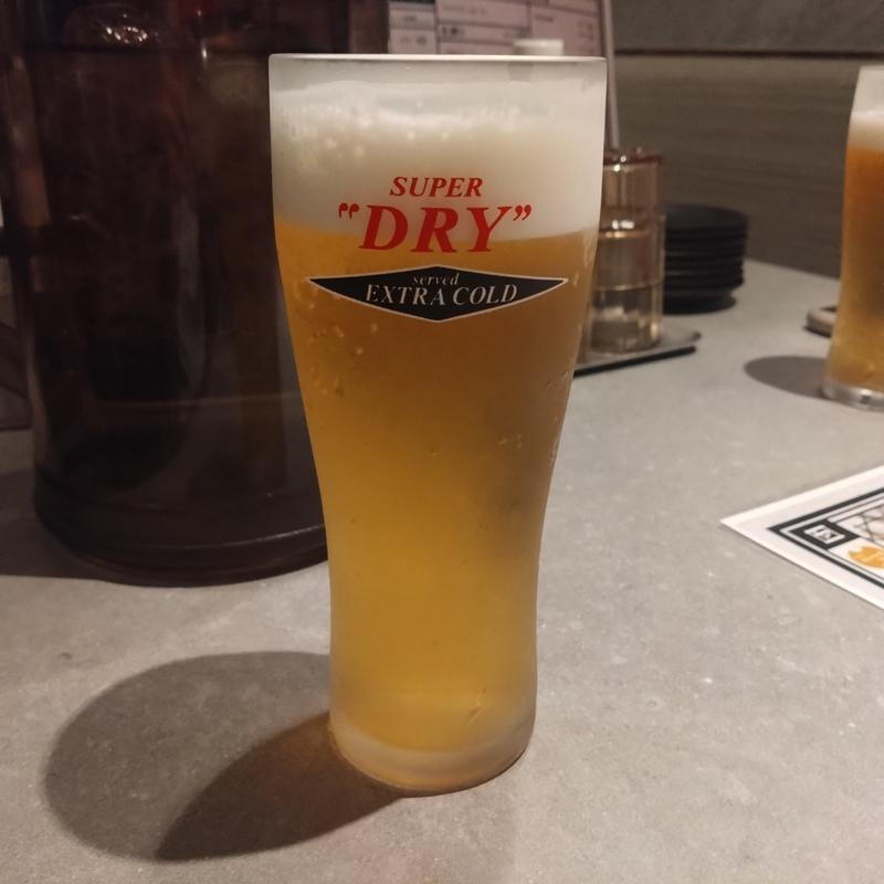 スーパードライエクストラコールド(居酒屋 寅)