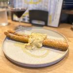 アスパラガスのフリット　バッサーノソース(opti)