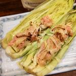 ヤングコーン明太マヨ焼き(焼売スタンド きんぎょ)