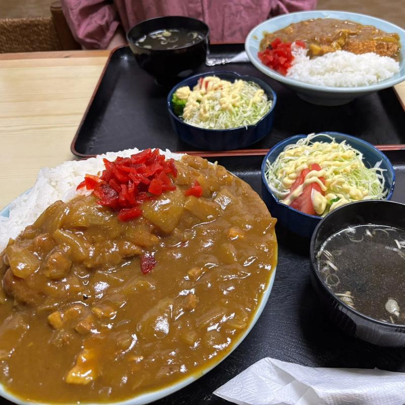カツカレー 大盛り(お食事処 紀文)