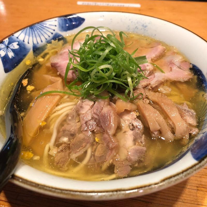 鶏そば 塩 肉増し(麺ハウス こもれ美 )