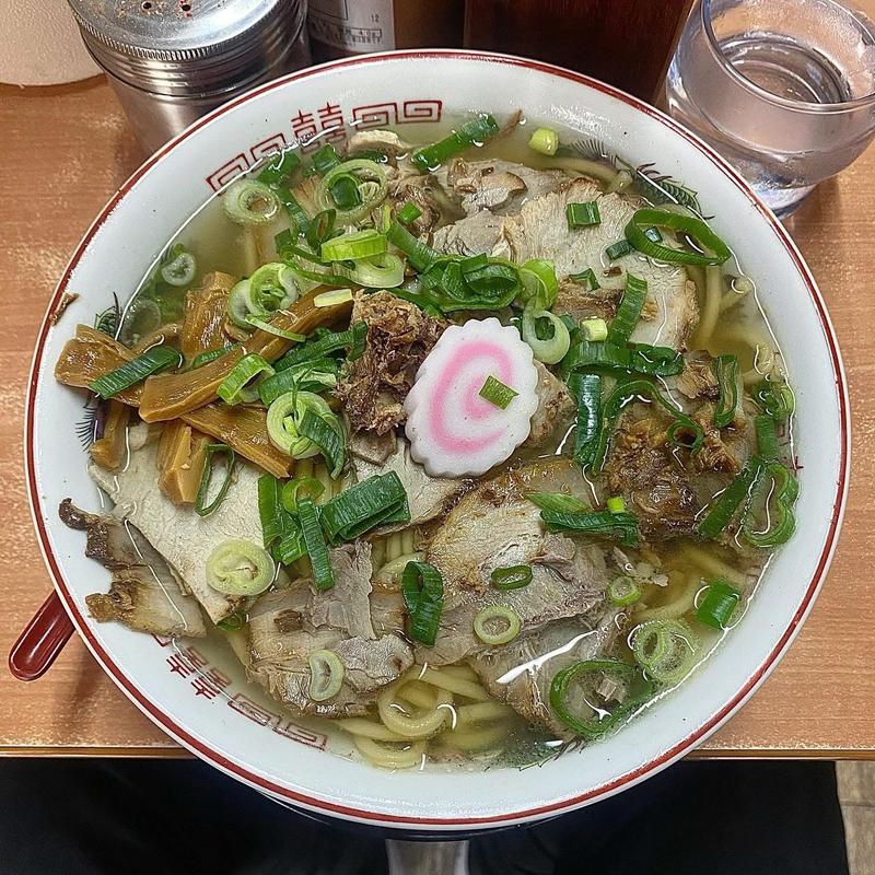 特製塩チャーシュー麺 大 太麺(麺屋7.5Hz 黒門市場店)