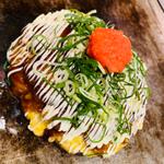 もちめんたい(なにわお好み焼き　ぼちぼち)