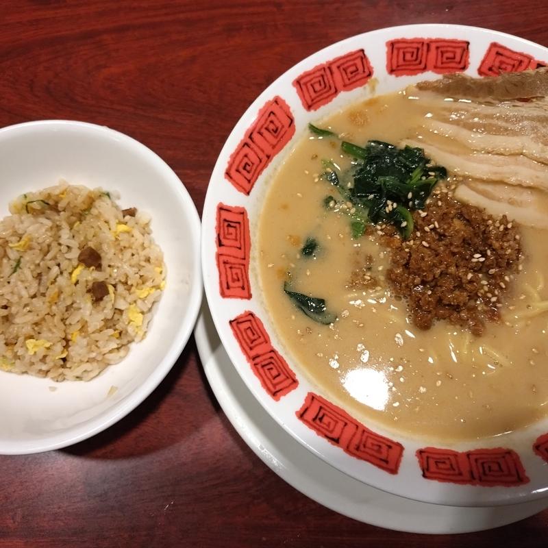 担々麺＆ミニチャーハン(バーミヤン 河口湖店 )