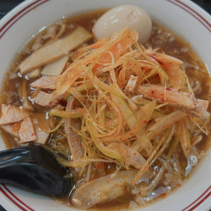 辛ネギラーメン 味玉(天下一番 保戸野店)