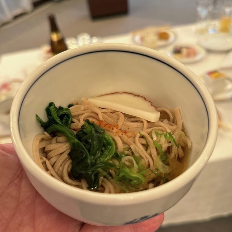 お蕎麦(名鉄グランドホテル)