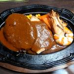 ミックスグリル（ハンバーグ・チキン・大海老）