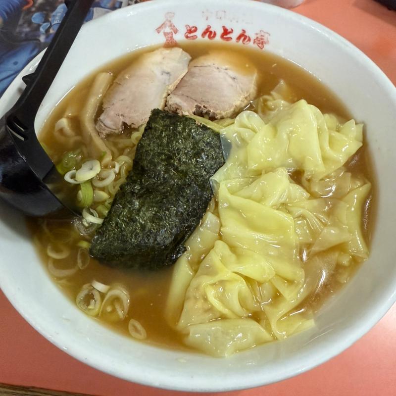 冷やしワンタンメン(味噌)(とんとん )