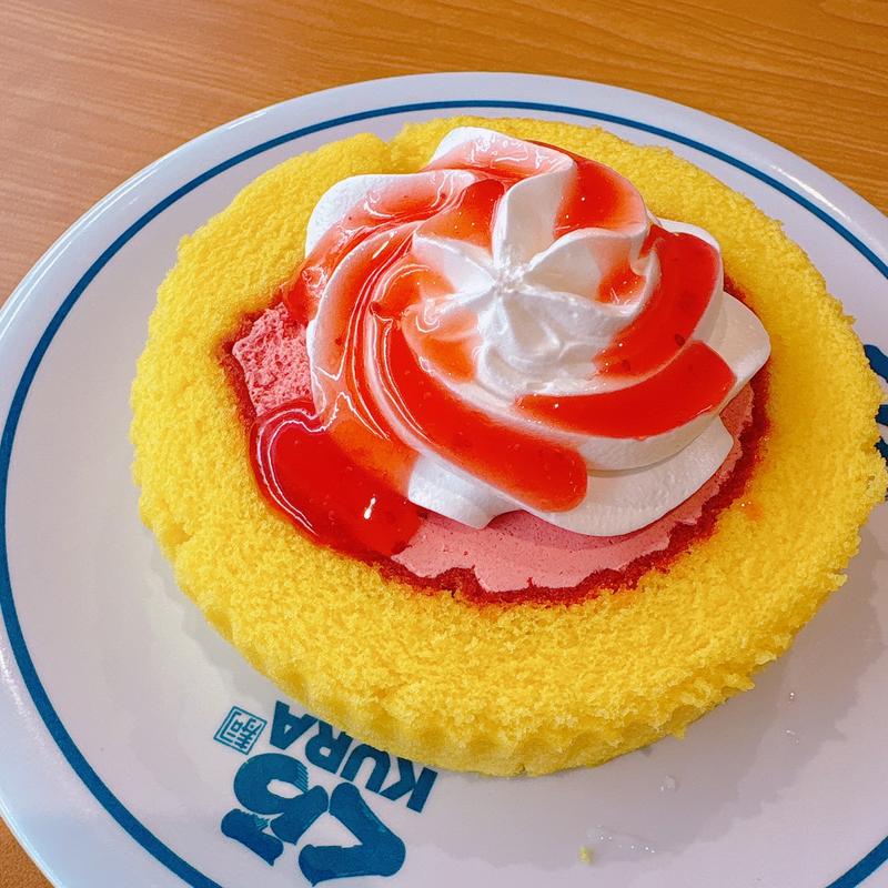ロールケーキ(くら寿司 所沢有楽町店)