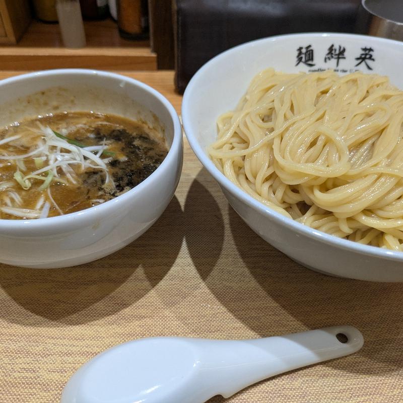 （水曜日限定）濃厚煮干しつけ麺(麺絆英)