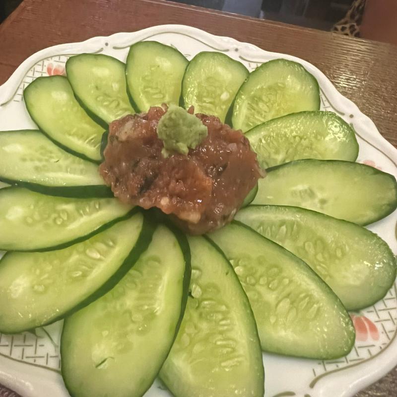 きゅうりと梅ミョウガ(都夏 （ツゲ）)