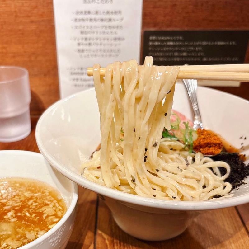 塩つけ麺(限定)(麺楽 軽波氏)
