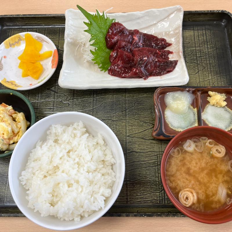 日替C  クジラ刺身定食(斉太郎食堂)