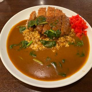 ミンチカツカレー　ピリ辛