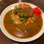 ミンチカツカレー　ピリ辛