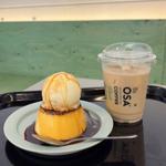 OSAプリン(+アイスクリーム)(OSA COFFEE Parks)