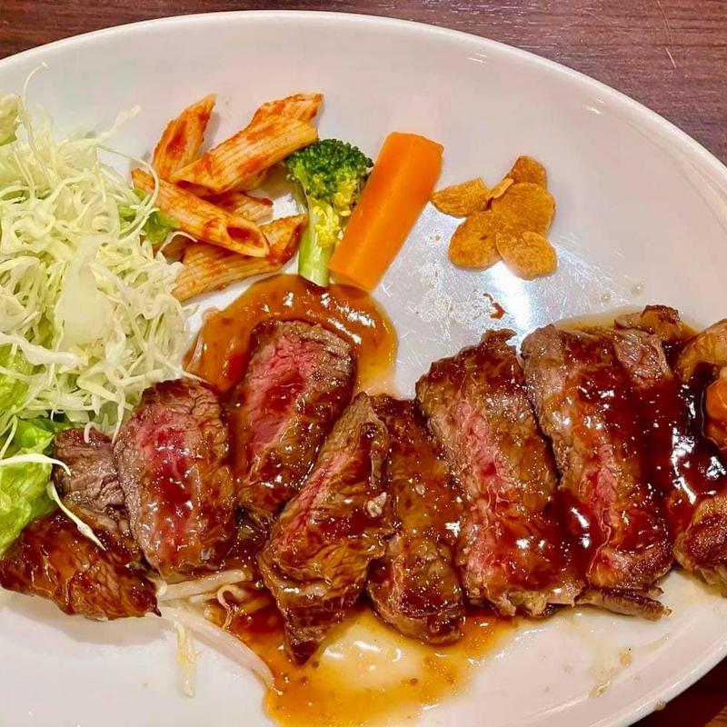 ステーキセット(洋食ポンシェル)