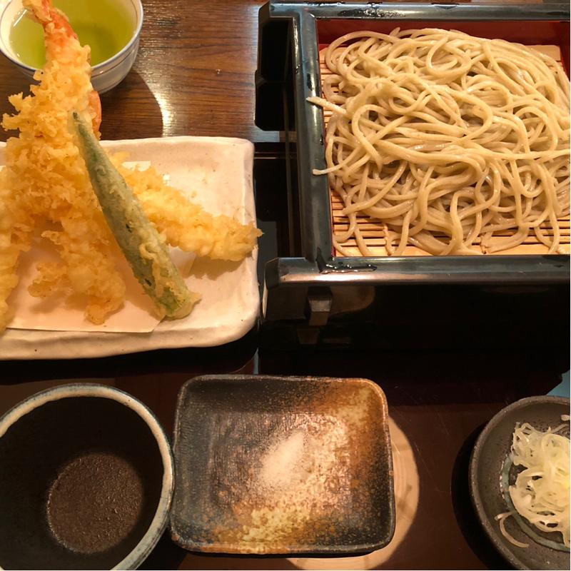 海老天もり(手打ちそば たか)