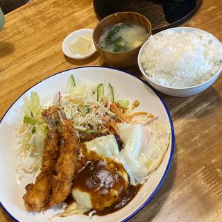 チーズハンバーグB定食